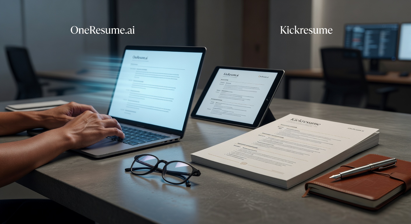 OneResume vs Kickresume: Speed, Design, and ATS Results